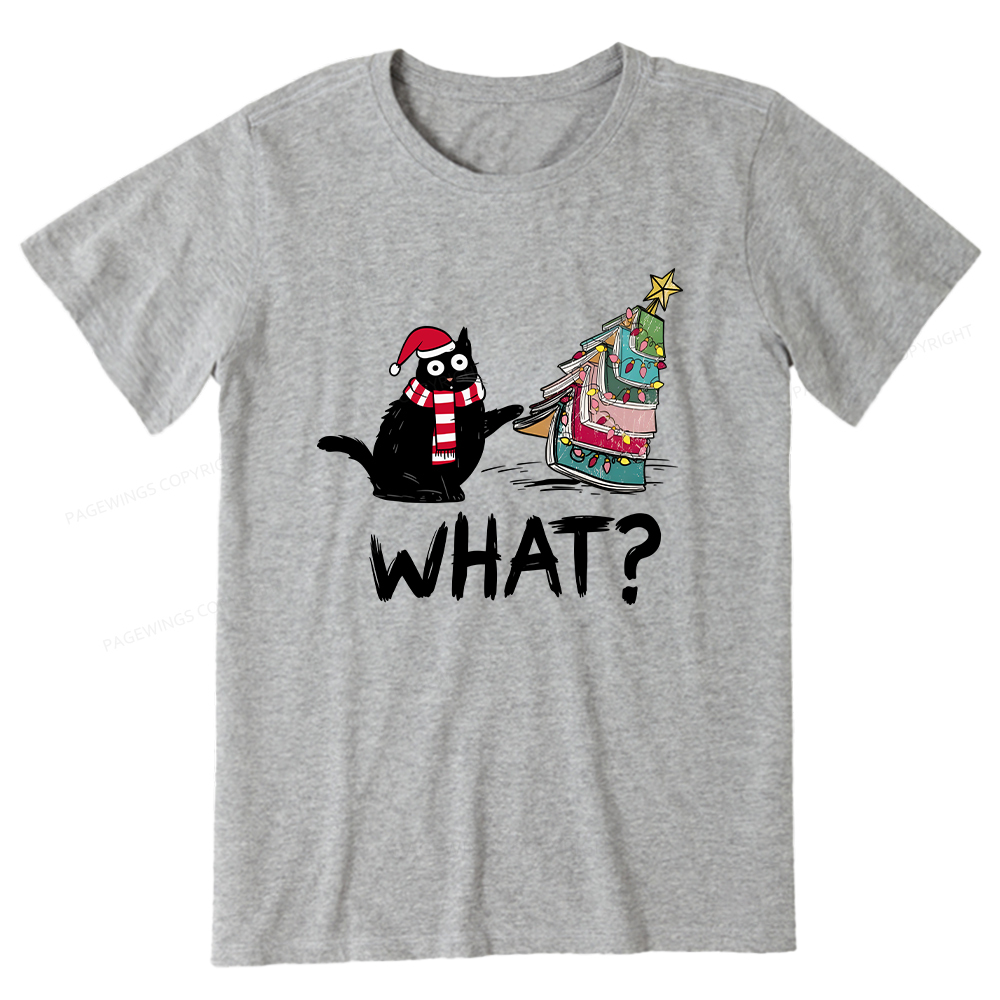 Pagewings Funny Cat Christmas Unisex Classic T-shirt
