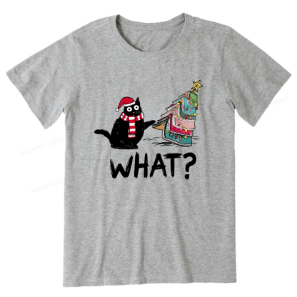 Pagewings Funny Cat Christmas Unisex Classic T-shirt