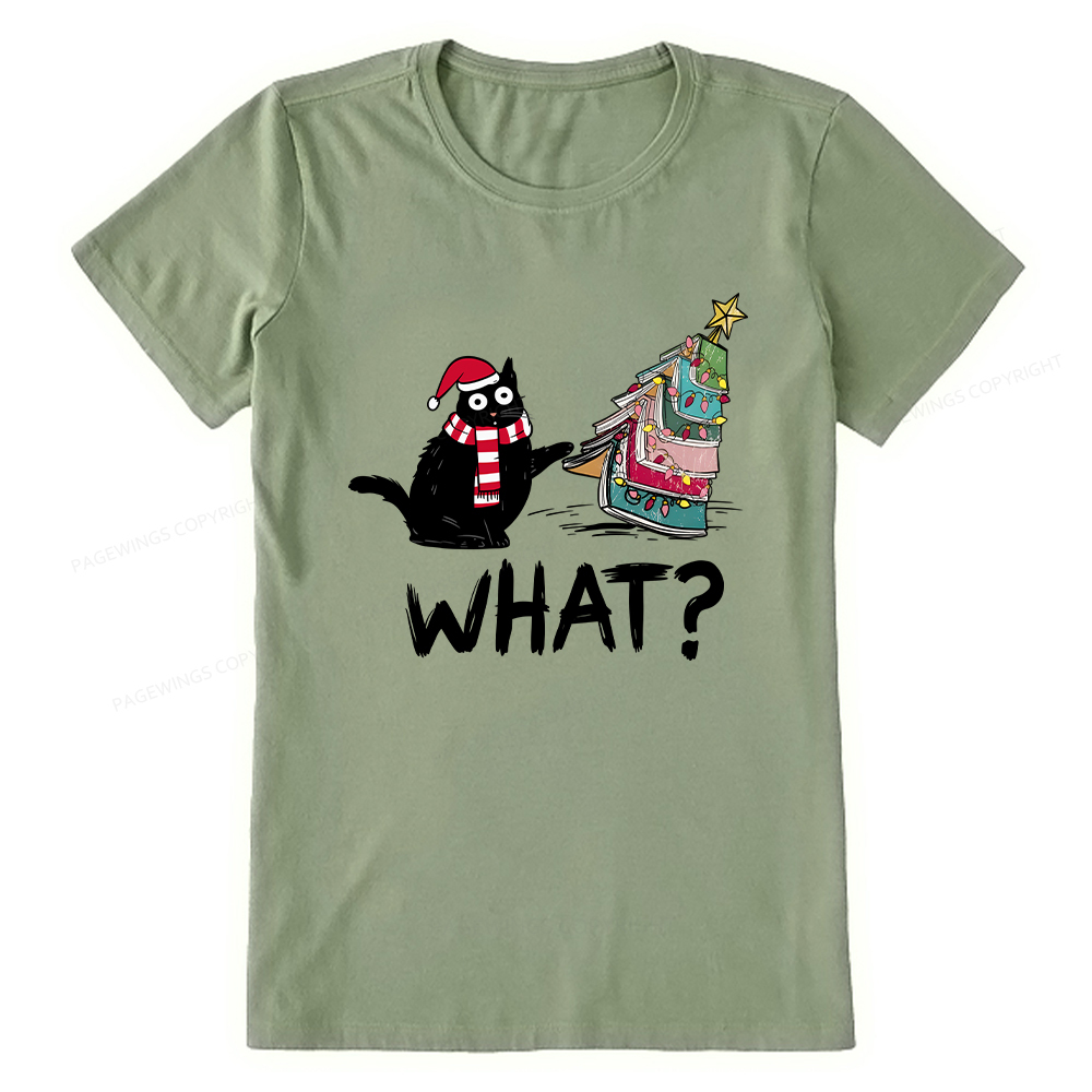 Pagewings Funny Cat Christmas Unisex Classic T-shirt