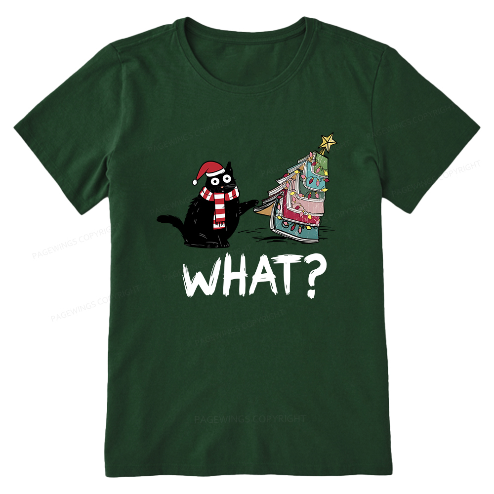 Pagewings Funny Cat Christmas Unisex Classic T-shirt