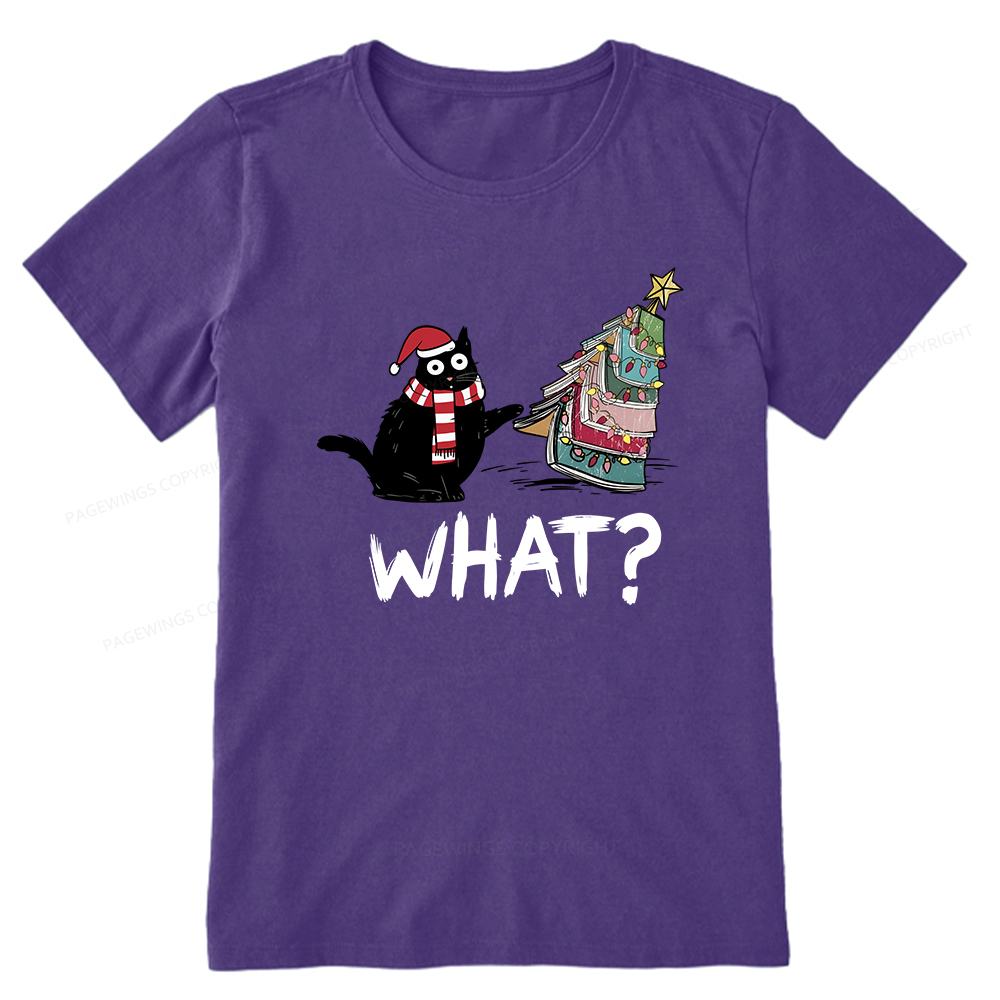 Pagewings Funny Cat Christmas Unisex Classic T-shirt