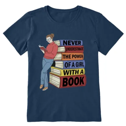 Pagewings Power Of A Girl With A Book Unisex Classic T-shirt