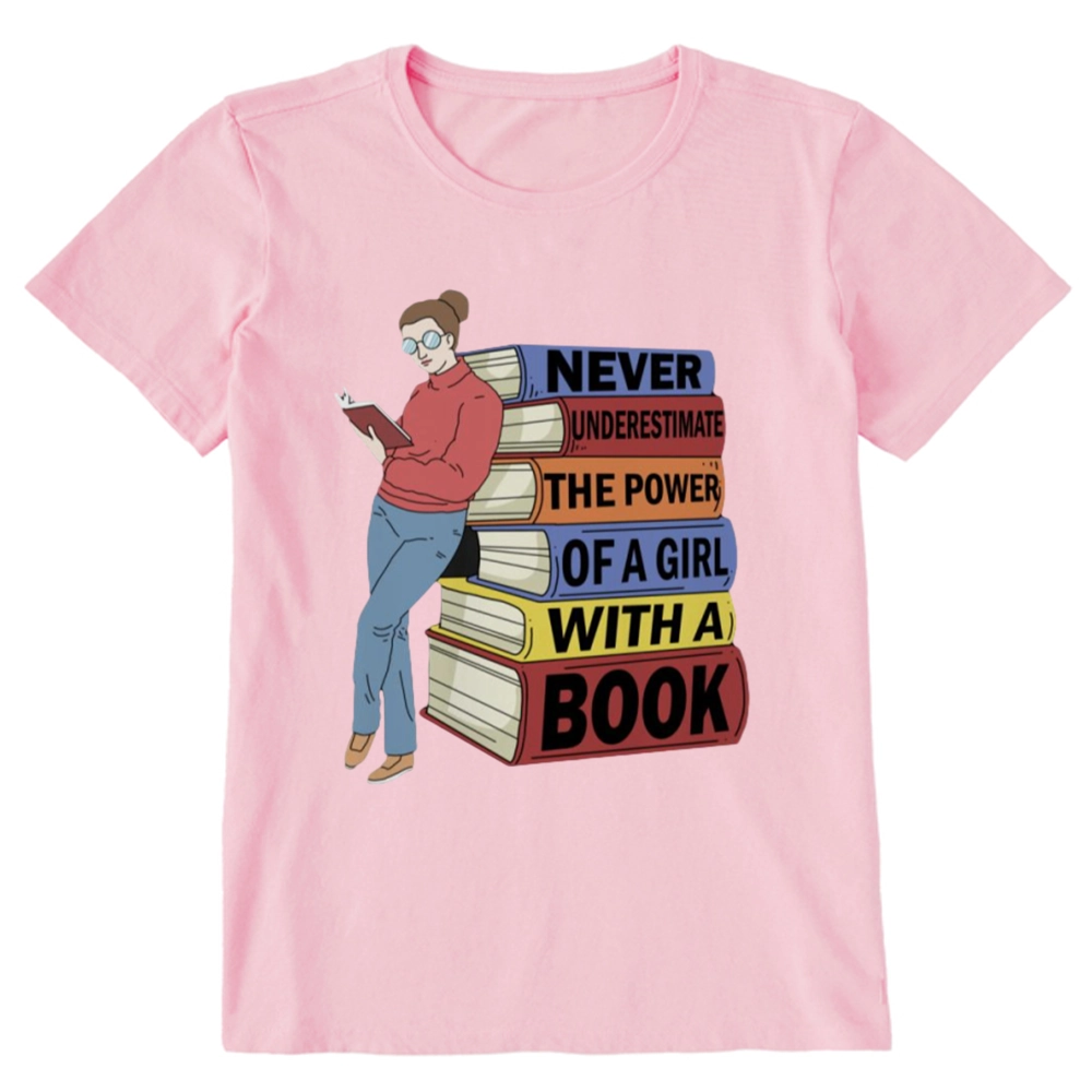 Pagewings Power Of A Girl With A Book Unisex Classic T-shirt
