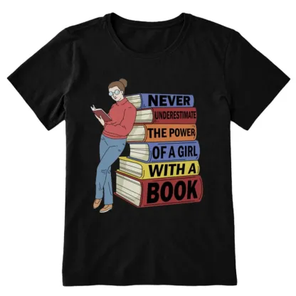 Pagewings Power Of A Girl With A Book Unisex Classic T-shirt