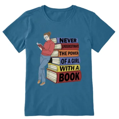 Pagewings Power Of A Girl With A Book Unisex Classic T-shirt