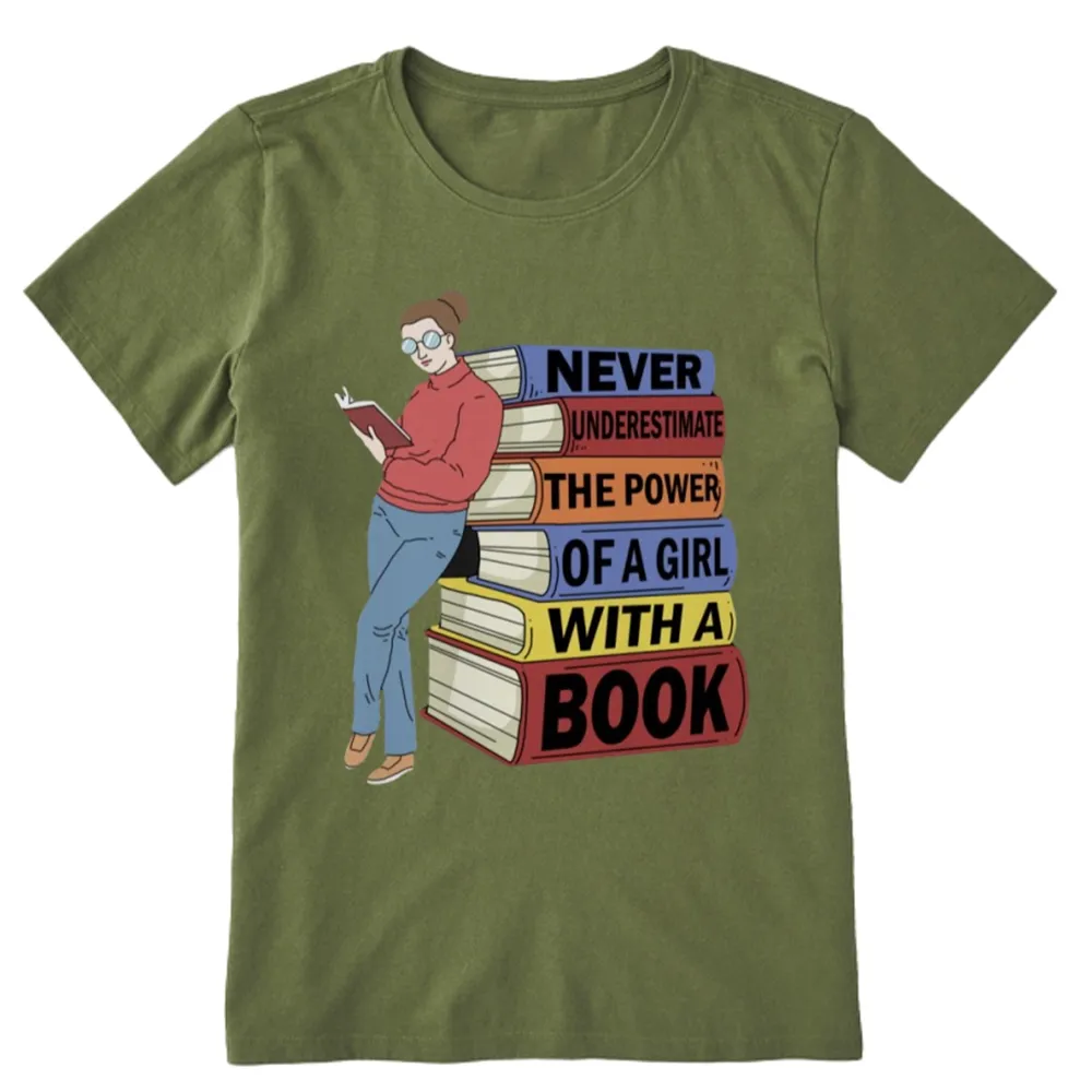 Pagewings Power Of A Girl With A Book Unisex Classic T-shirt