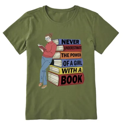 Pagewings Power Of A Girl With A Book Unisex Classic T-shirt