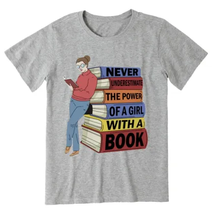 Pagewings Power Of A Girl With A Book Unisex Classic T-shirt