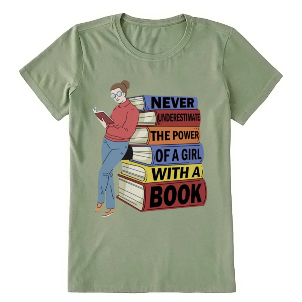 Pagewings Power Of A Girl With A Book Unisex Classic T-shirt