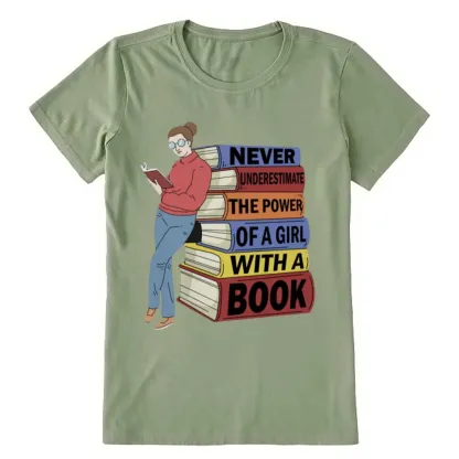Pagewings Power Of A Girl With A Book Unisex Classic T-shirt