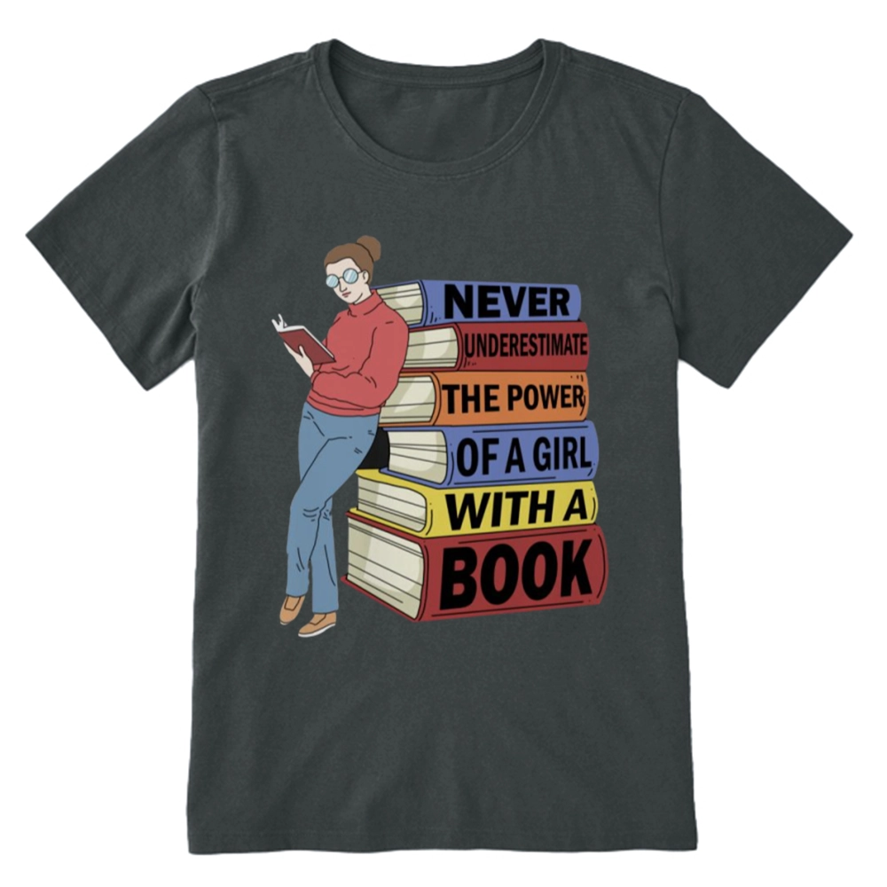Pagewings Power Of A Girl With A Book Unisex Classic T-shirt