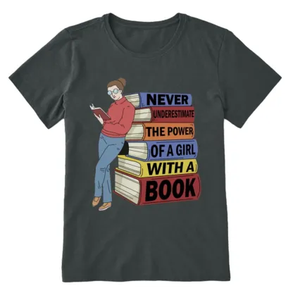 Pagewings Power Of A Girl With A Book Unisex Classic T-shirt