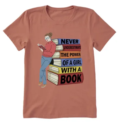 Pagewings Power Of A Girl With A Book Unisex Classic T-shirt