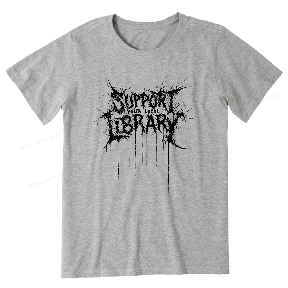 Pagewings Support Your Local Library Unisex Classic T-shirt
