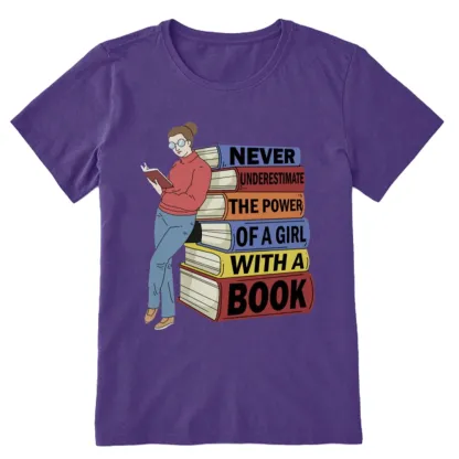 Pagewings Power Of A Girl With A Book Unisex Classic T-shirt