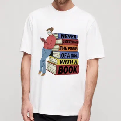 Pagewings Power Of A Girl With A Book Unisex Classic T-shirt