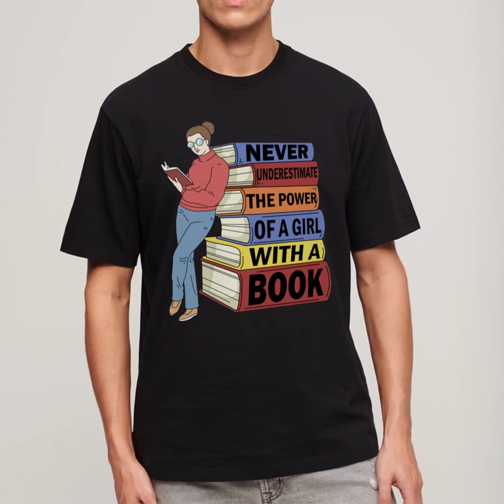 Pagewings Power Of A Girl With A Book Unisex Classic T-shirt