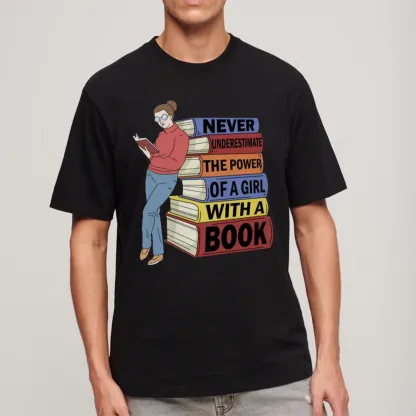 Pagewings Power Of A Girl With A Book Unisex Classic T-shirt