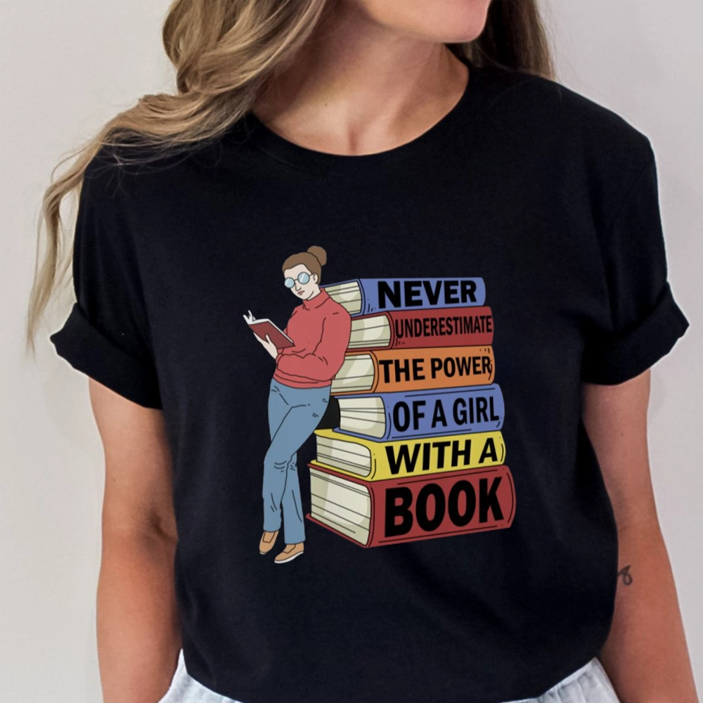 Pagewings Power Of A Girl With A Book Unisex Classic T-shirt