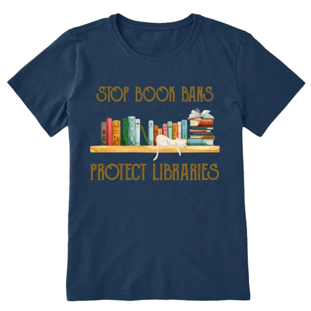 Pagewings Stop Book Bans Protect Libraries Unisex Classic T-shirt