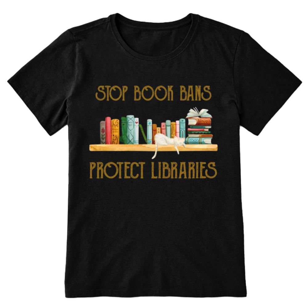 Pagewings Stop Book Bans Protect Libraries Unisex Classic T-shirt