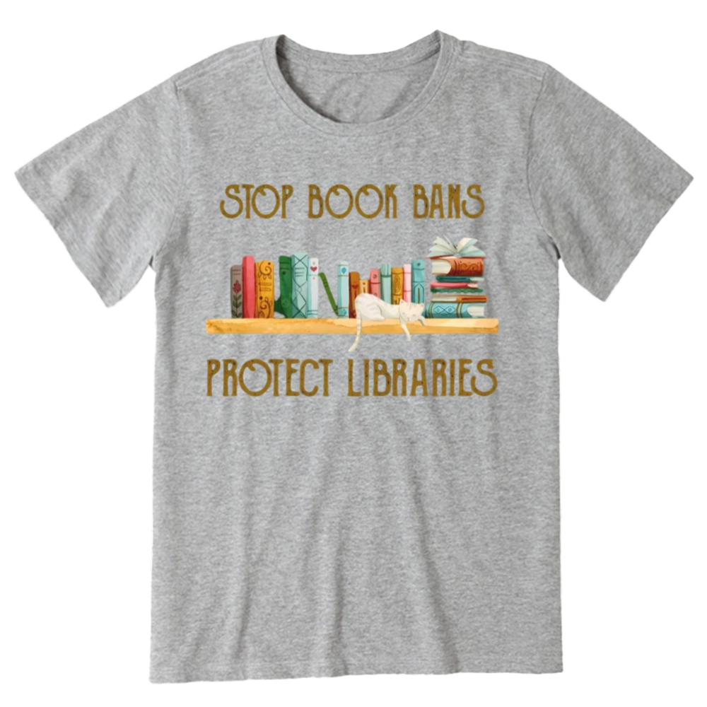 Pagewings Stop Book Bans Protect Libraries Unisex Classic T-shirt