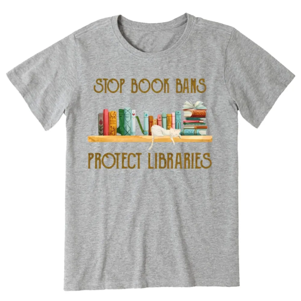 Pagewings Stop Book Bans Protect Libraries Unisex Classic T-shirt