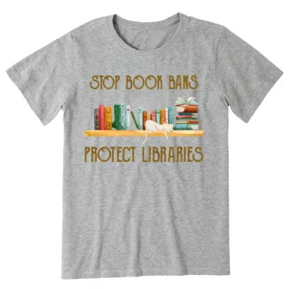 Pagewings Stop Book Bans Protect Libraries Unisex Classic T-shirt