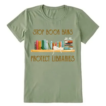 Pagewings Stop Book Bans Protect Libraries Unisex Classic T-shirt