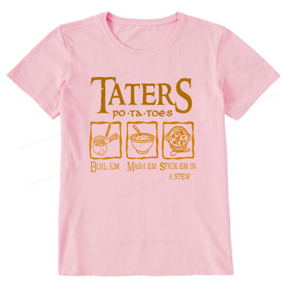 Pagewings Taters PoTaToes Unisex Classic T-shirt