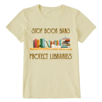 Pagewings Stop Book Bans Protect Libraries Unisex Classic T-shirt