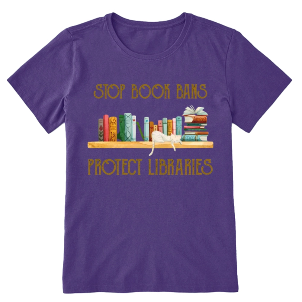 Pagewings Stop Book Bans Protect Libraries Unisex Classic T-shirt