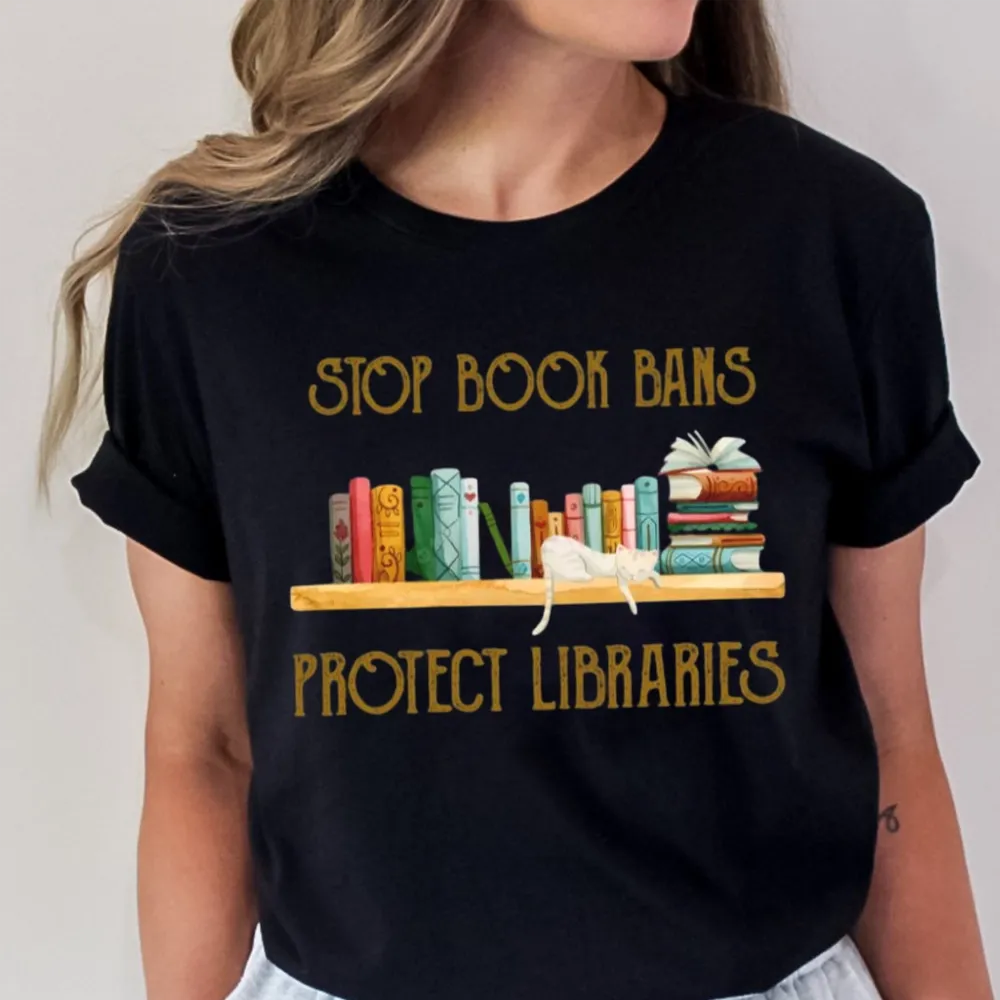 Pagewings Stop Book Bans Protect Libraries Unisex Classic T-shirt