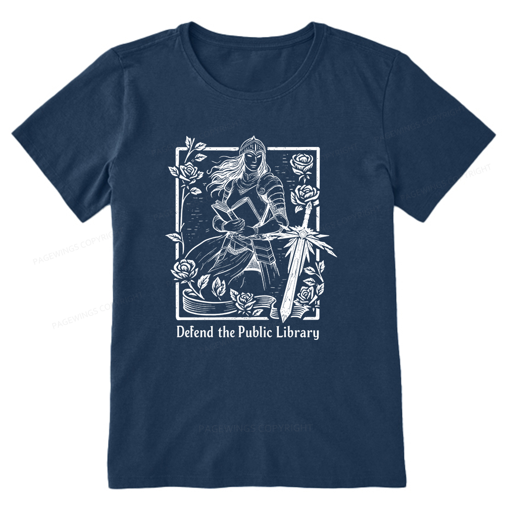 Pagewings Defend The Public Library Unisex Classic T-shirt