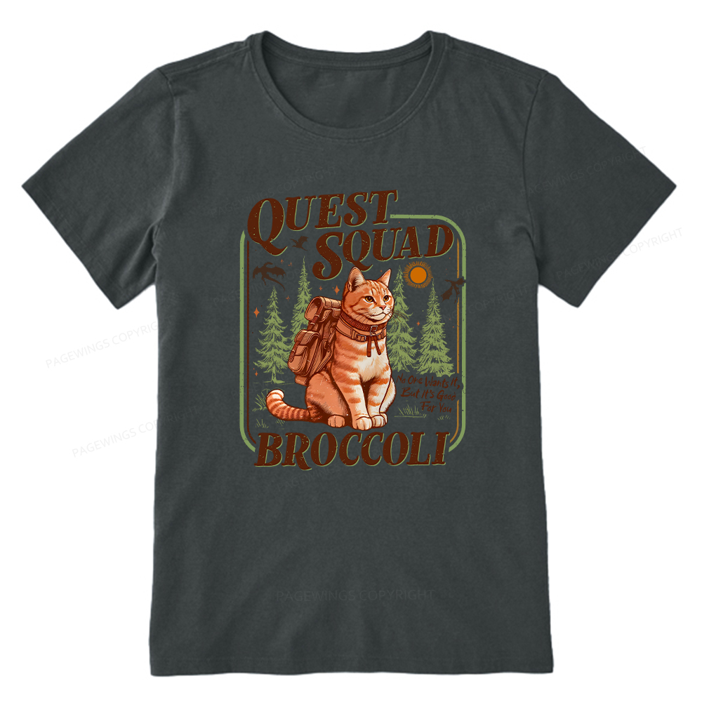 Pagewings Quest Squad Broccoli Unisex Classic T-shirt