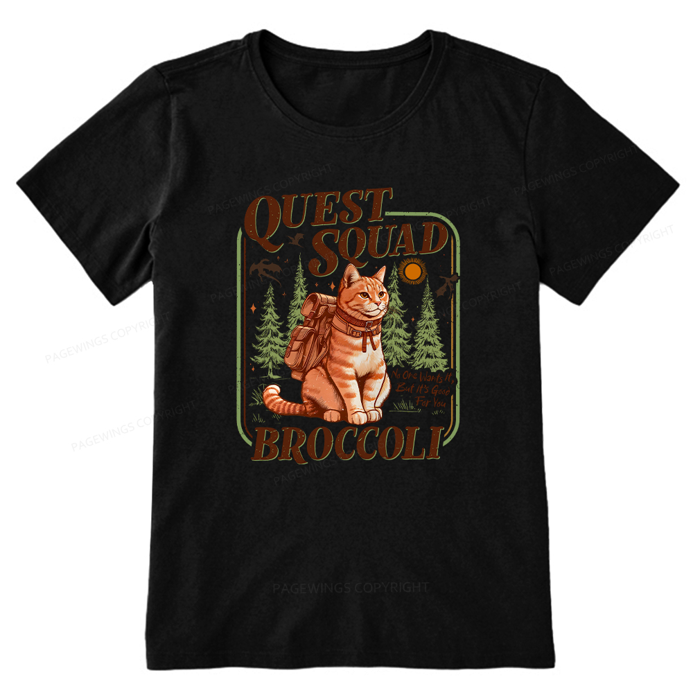 Pagewings Quest Squad Broccoli Unisex Classic T-shirt