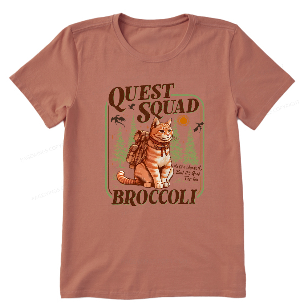 Pagewings Quest Squad Broccoli Unisex Classic T-shirt