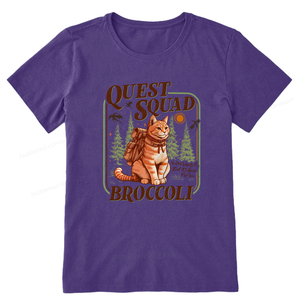 Pagewings Quest Squad Broccoli Unisex Classic T-shirt