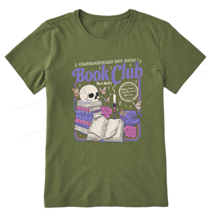 Pagewings Anti Social Book Club Unisex Classic T-shirt