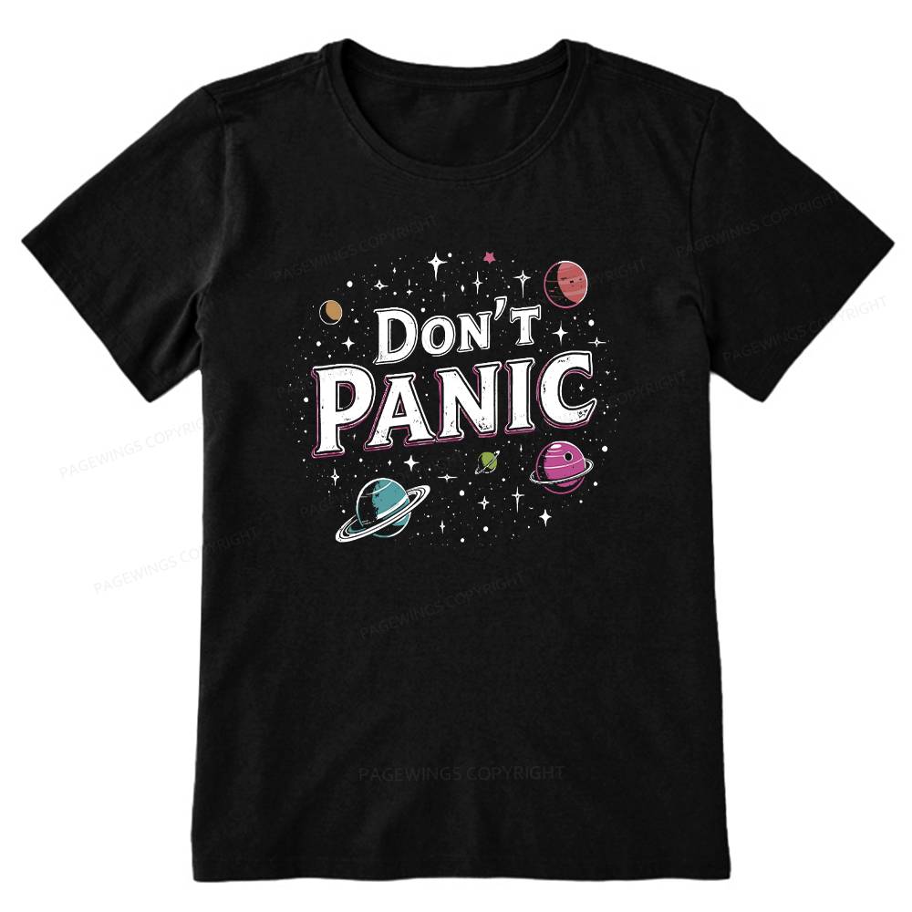 Pagewings Don't Panic Unisex Classic T-shirt