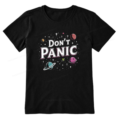Pagewings Don't Panic Unisex Classic T-shirt