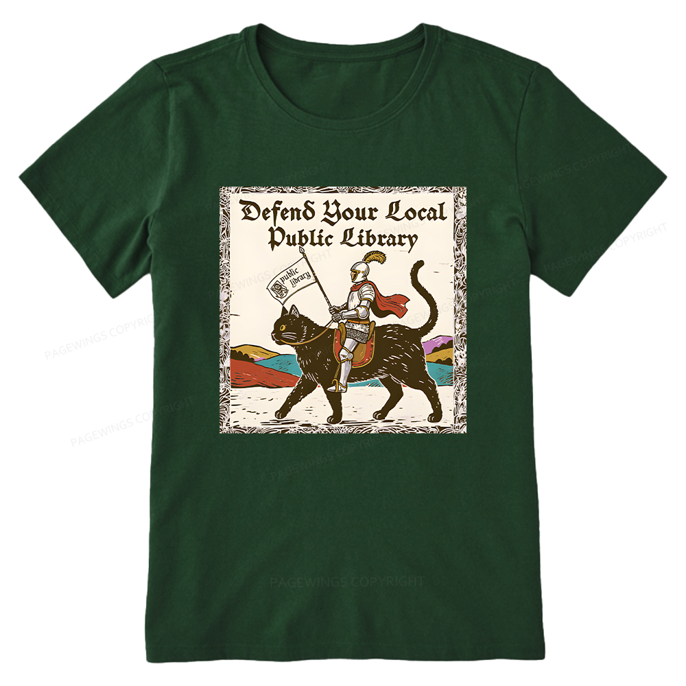 Pagewings Defend Your Local Public Library Unisex Classic T-shirt