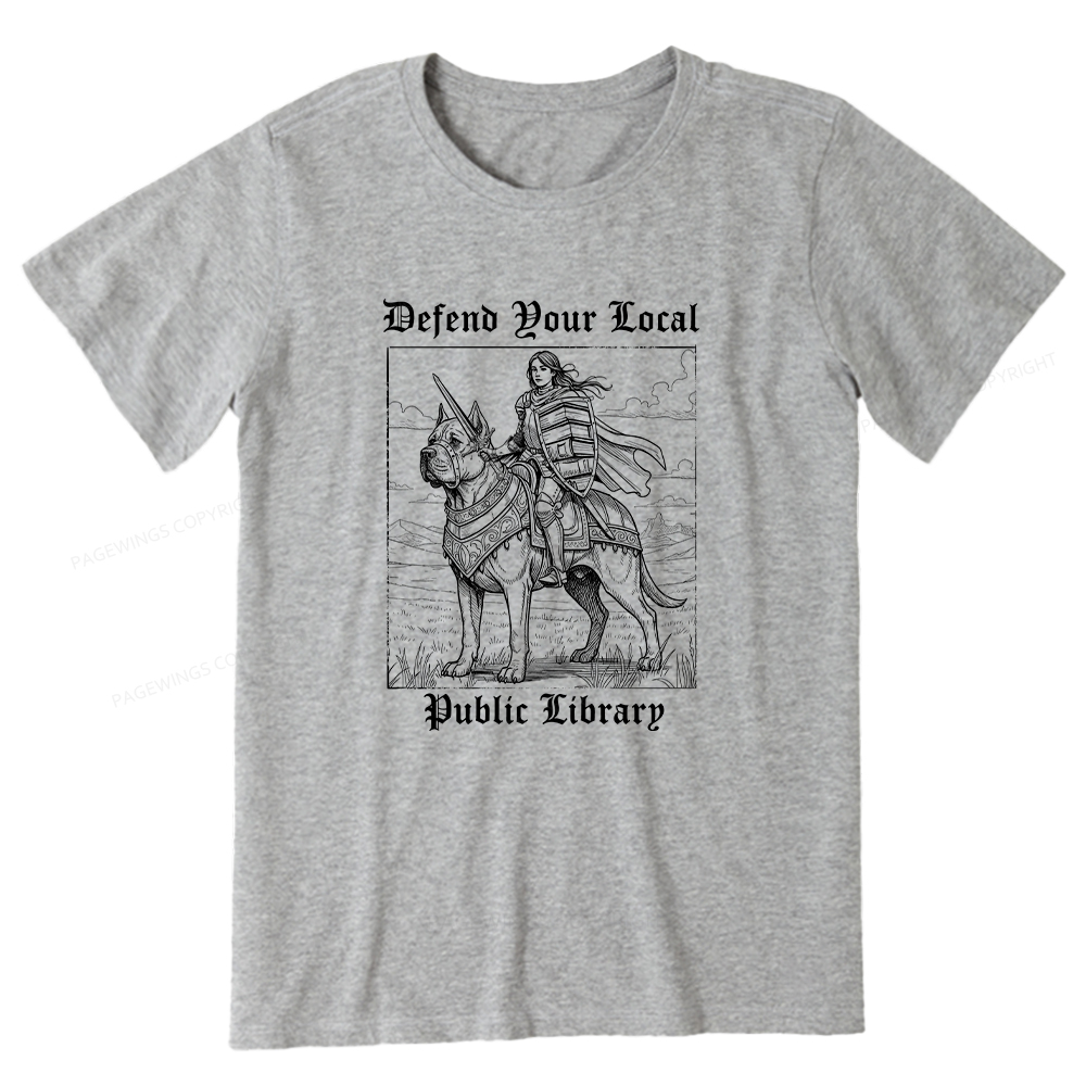 Pagewings Defend Your Local Public Library Unisex Classic T-shirt