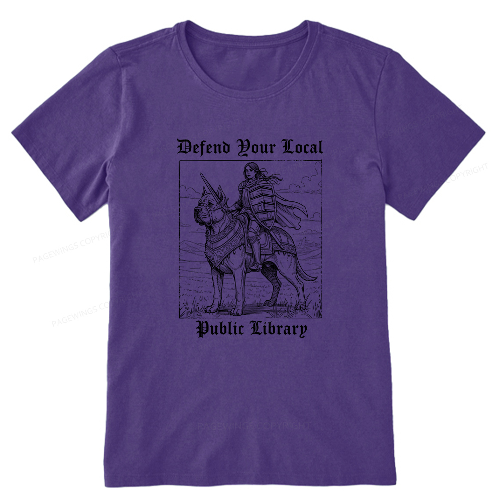 Pagewings Defend Your Local Public Library Unisex Classic T-shirt