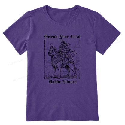 Pagewings Defend Your Local Public Library Unisex Classic T-shirt