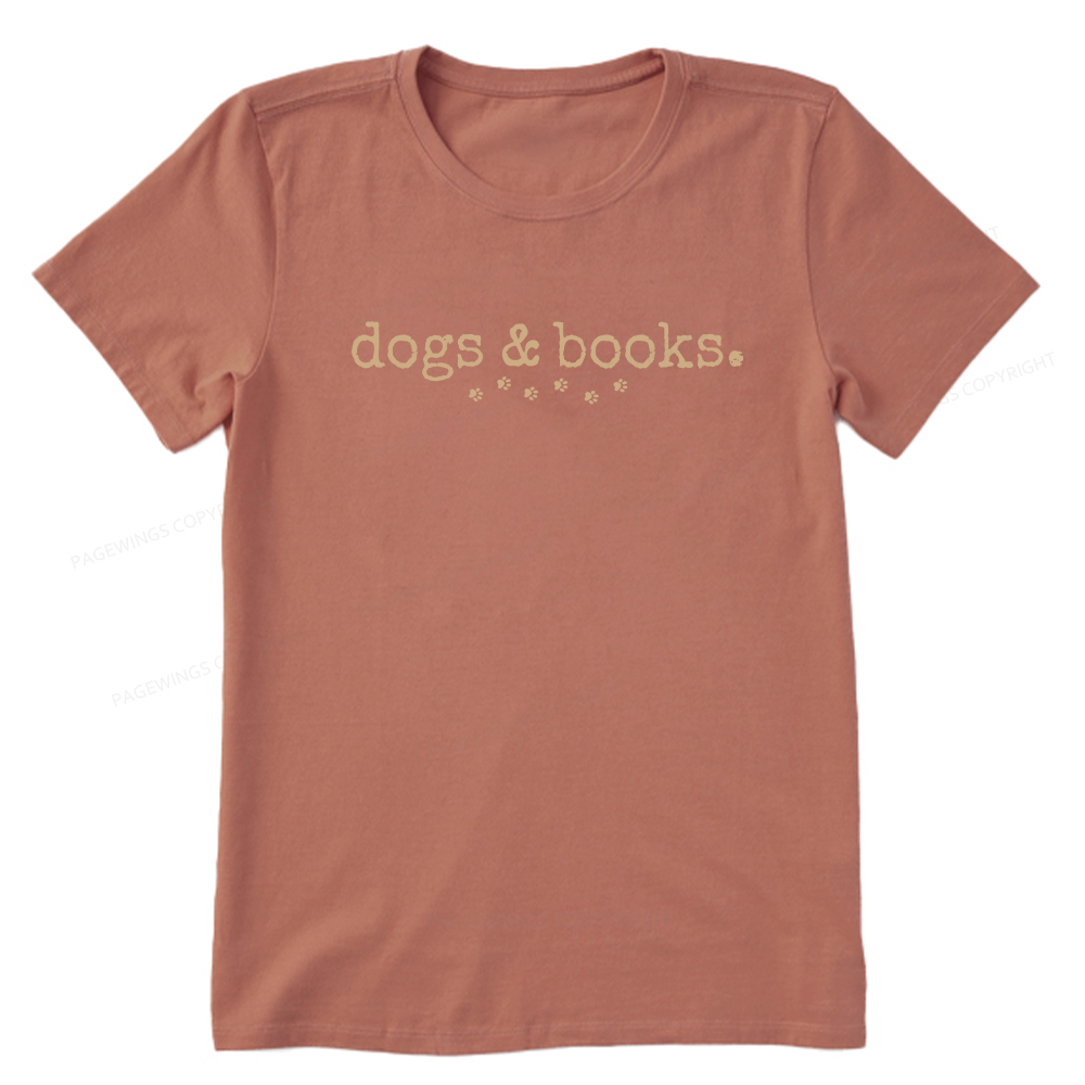 Pagewings Dogs & Books Unisex Classic T-shirt