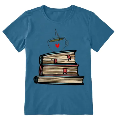 Pagewings Tea Cup Book Lovers Unisex Classic T-shirt