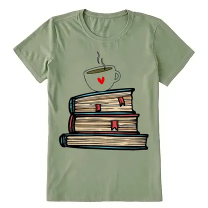 Pagewings Tea Cup Book Lovers Unisex Classic T-shirt