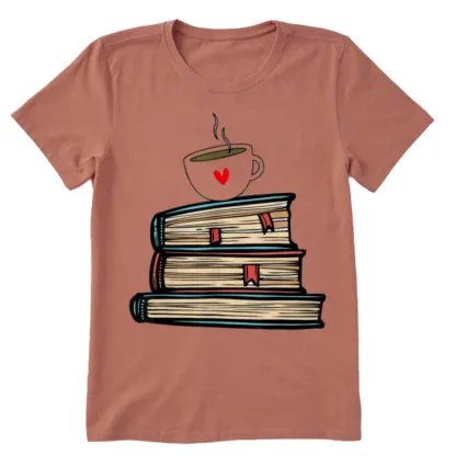 Pagewings Tea Cup Book Lovers Unisex Classic T-shirt