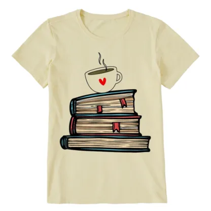Pagewings Tea Cup Book Lovers Unisex Classic T-shirt